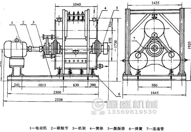 粉末精細振動(dòng)磨機